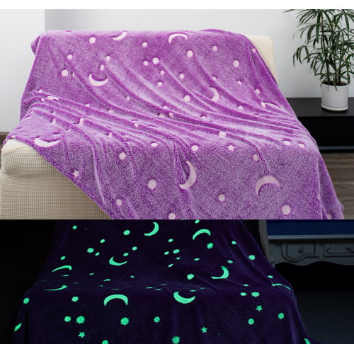 Sunrise and Moonrise — темно-фиолетовое светящееся одеяло