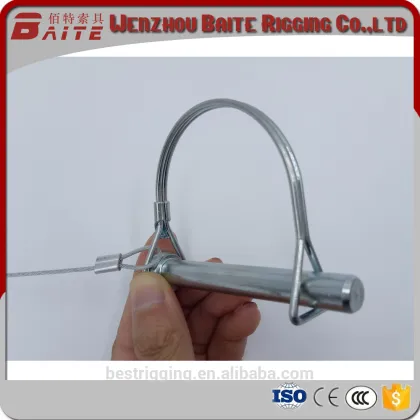 Wenzhou Baite Rigging Hardware Steel Pin With Wire Rope