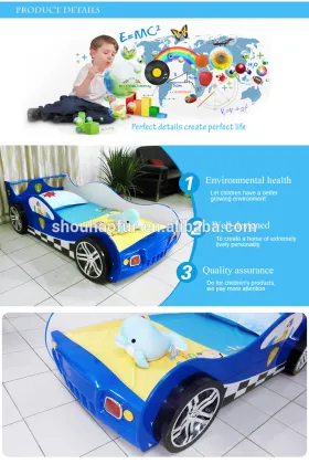 cheap children car bunk bed TC1