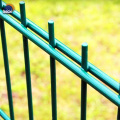 galvanized powder coated double wire fence