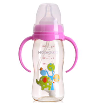 वाइड गर्दन के साथ 8 ऑउंस PPSU शिशु नर्सिंग बोतल