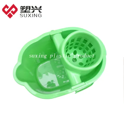 South American plastic mop bucket