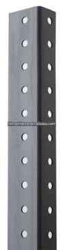 Steel Upright Angle Post for Rivet Rack/ Studded fence T Post