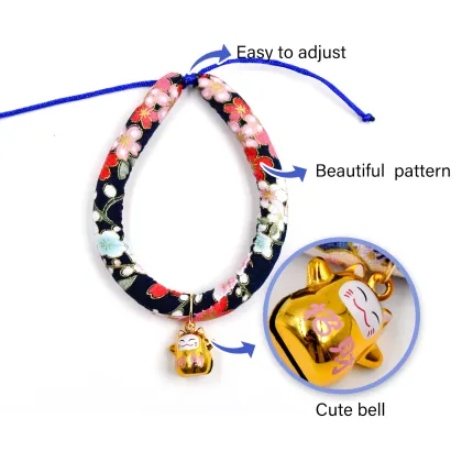 Adjustable Cute Bell Small Pet Cat Kitten Collar