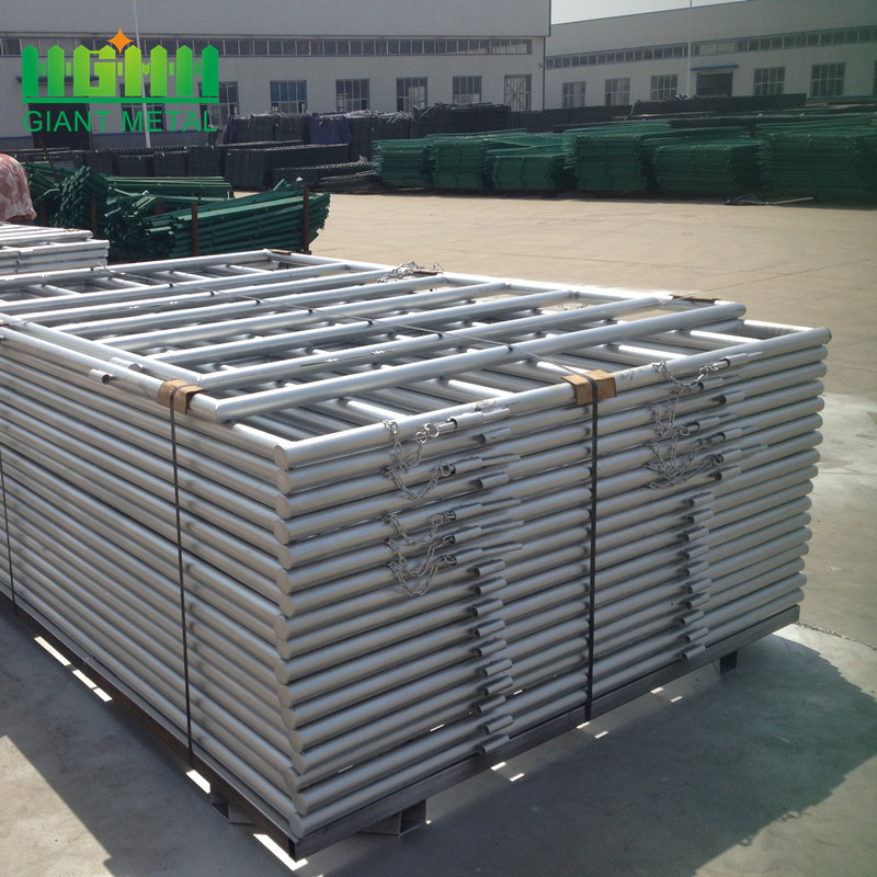 galvanized pipe horse fence panel