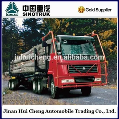 Sinotruk Howo 6x4 Timber Logs Transportation Trailer with Tractor