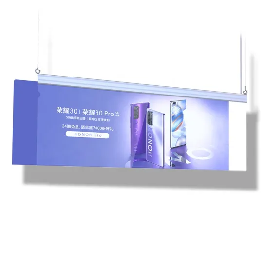 Frameless Slim Advertising Light Box Pendant Lamp - High Quality