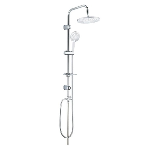 Fine plating bath accessory button selected shower head set
