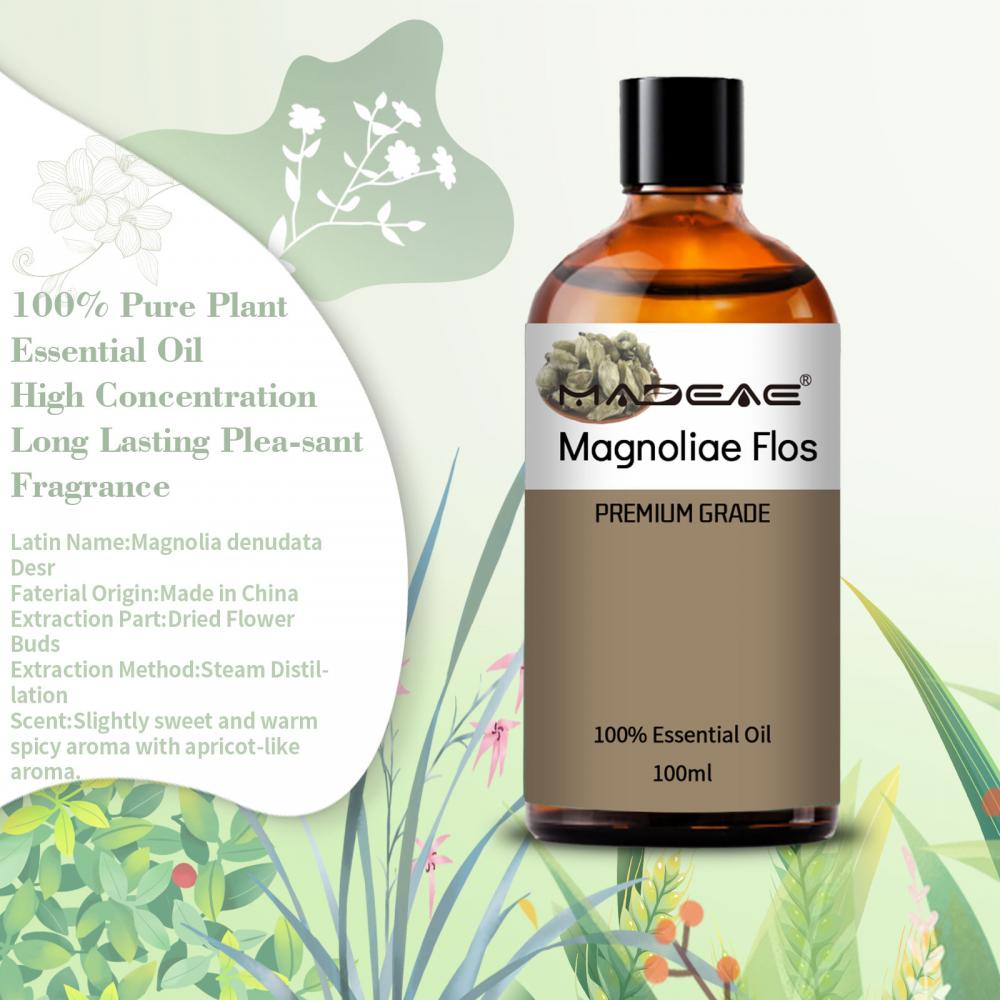 100％純粋な天然オーガニックマグノリアエッセンシャルオイルフロスマグノリアオイル用香水オイル