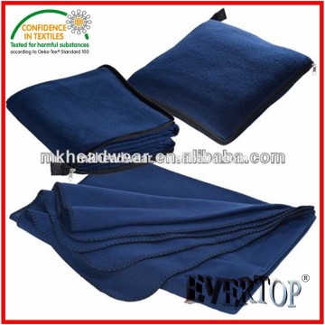 Wholesale Fleece Pillow Blanket with Zipper Puller