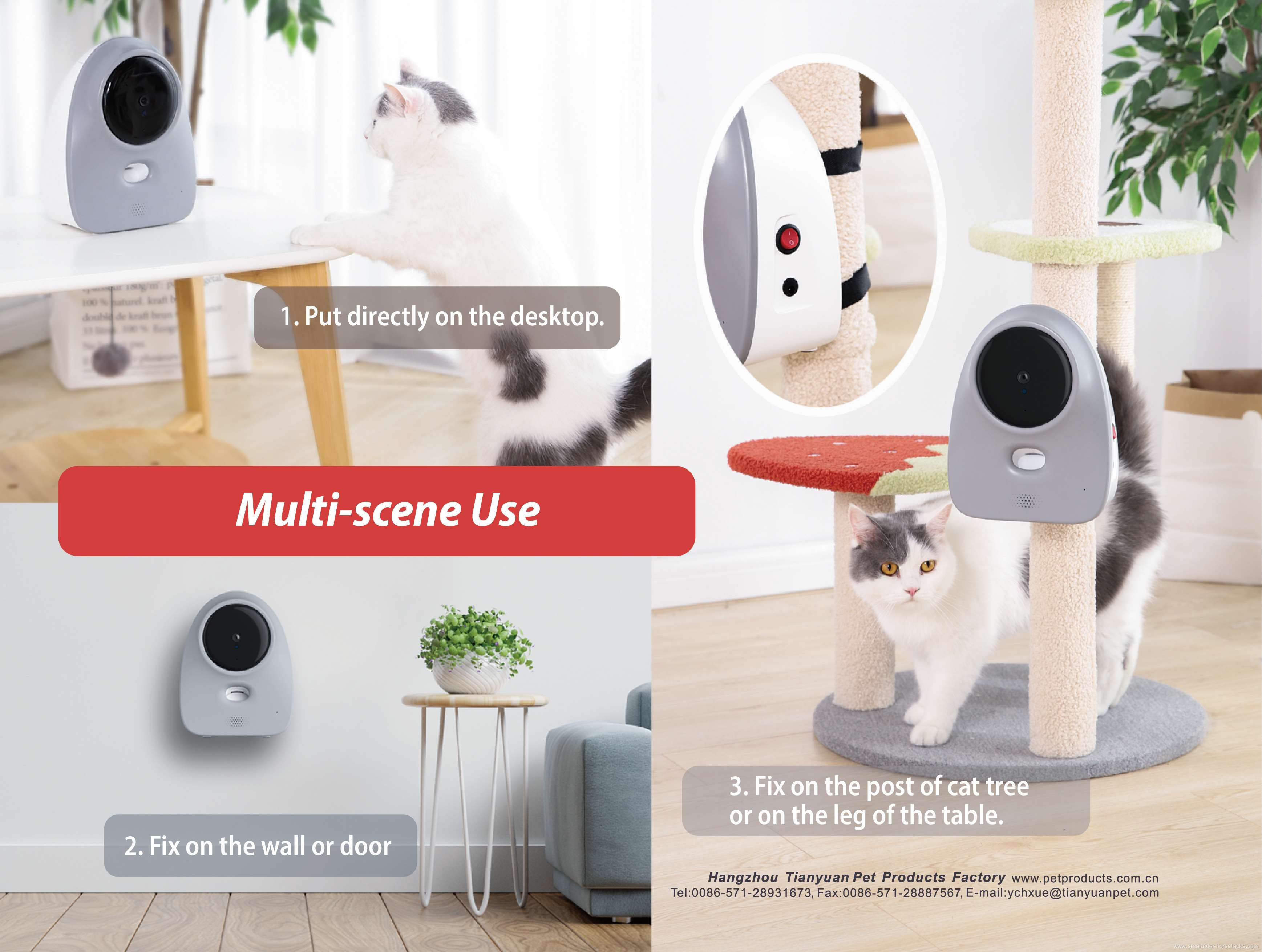 1080P HD WiFi Pet Camera Feeder Night Vision Pet Smart Companion Robot Dog Treat Dispenser