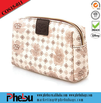 Wholesale PU Low MOQ Waterproof clutch cosmetic bag(COS15-011)