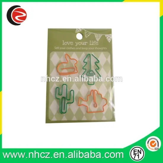 Creative PET Shaped Paper Clips Bag Set