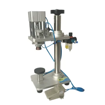 GDJ-X Perfume Taping Machine | Oral Liquid Aluminum Capping Machine | Small Caliber Sealing Machine