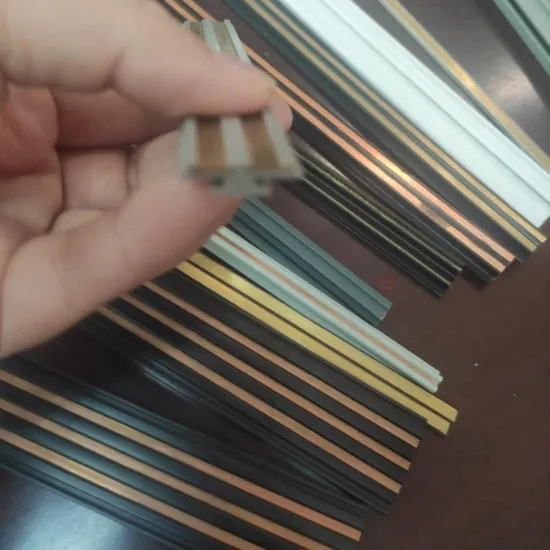 4 wire pvc and copper co-extrusion profile track