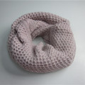 Girls Pink Jacquard Loop Scarf Wholesale