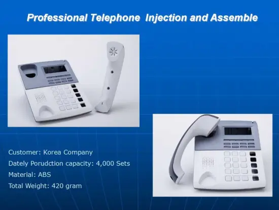 Plastic Mould Design Injection Molding for Mobile Phone Case, Router Part , Electronic Mould