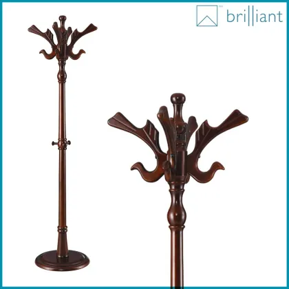 Y-81 wood stand clothes hanger rack