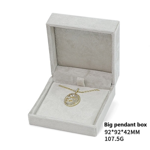 High-End-Velvet-Schmuckschatulle Gold mit Logo