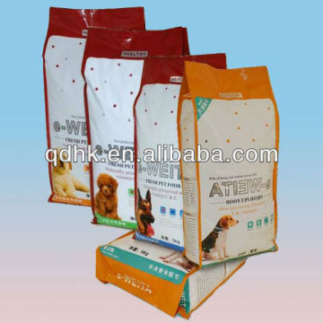 Quad-seal packaging bag for pet food