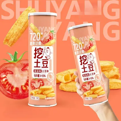 Bucket of potato chips