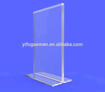 4-pack Acrylic Table Tent Frame photo sign menu holder Clear 11193-1