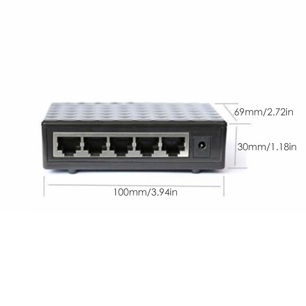 Mini 5-port Desktop Gigabit Switch / Fast Ethernet Network Switch Hub USB 3.1 USB Type-c Reader 15cm EU EDUP CE