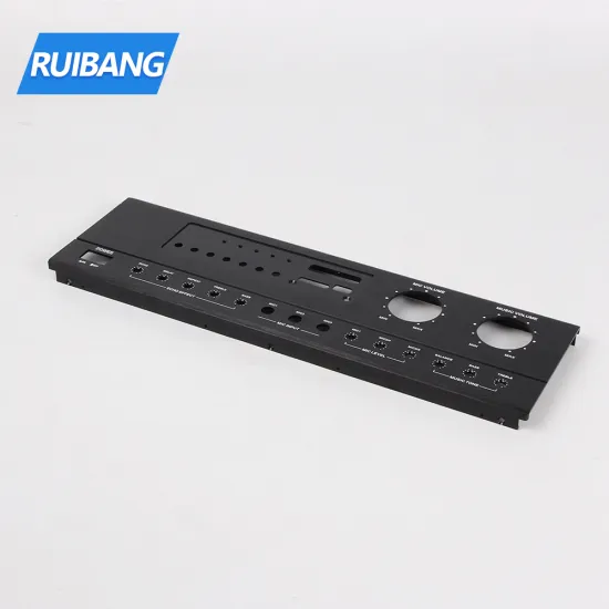 Aluminum faceplates supplier car radio stereo faceplate brushed aluminium front control panel