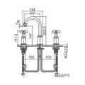 Danube Deck Mount Basin Mixer