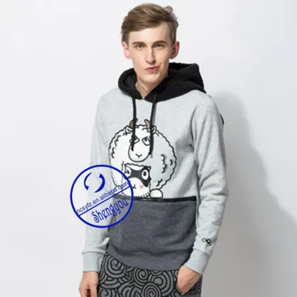 New fashion quality custom cotton hoodies men