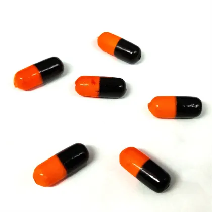 Orange Black EPS Foam Snell Pill Pompano Rig Floats Fishing Bobbers Tackle