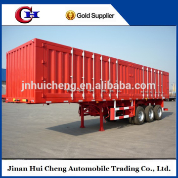China 3 axles bulk cargo box semi trailers