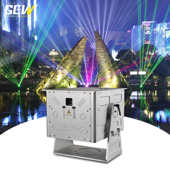 GEVV Professional 30W Powerful RGB Animation Laser Light for Outdoor Stages