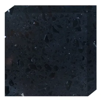 Black Artificial Quartz Countertop,Man Made Stone