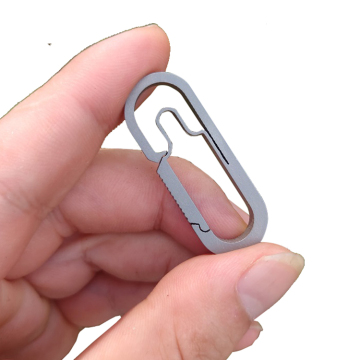 High Quality 4cm Titanium Key Chain Carabiner