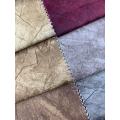 Tissu velours effet marbre vintage pour revêtement de canapé