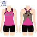 Custom cheerleading tank top and short