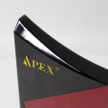 APEX Red Custom Brushed Finish Acrylic Award Plaque