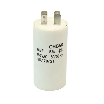 CBB60 450VAC 6UF মোটর চালিত পলিপ্রোপিলিন ক্যাপাসিটর