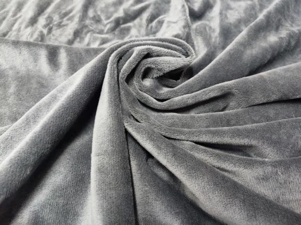100 Polyester One Side Super Soft Fleece Fabric Jpg