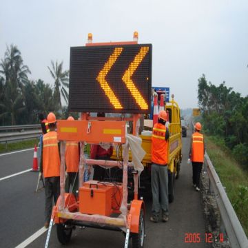 Construction LED Sign