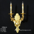 European Style Zinc Alloy French Candle Crystal Wall Lamp