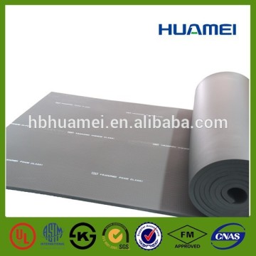 manufacture Huamei Embossed texture black foam rubber sheets