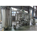 5bbl skid-mounted electric brewhouse with cellar tanks