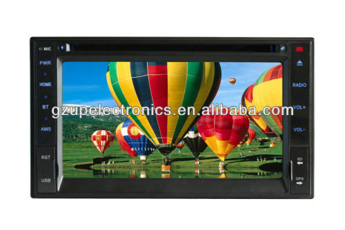 6.2 inch fixed panel double din car DVD with GPS (IN6221DVD)