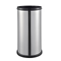 40L Stainless Steel Round Soft-Opening Touch Trash Can