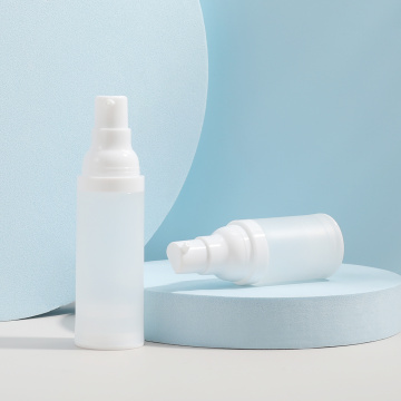 15ml Cosmetic Airless Bottle Customized Round Airless Plastic Cream Lotion Bottles Factory