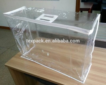 Wholesale clear vinyl zipper bag