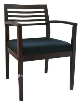 Fabric Meeting room wooden chair