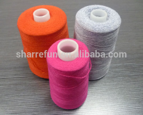 Hot sale many stock colors anti-pilling wool blended yarn